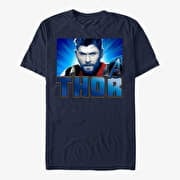 Merch Marvel Avengers: Endgame - Thor Gaze Unisex T-Shirt Navy Blue