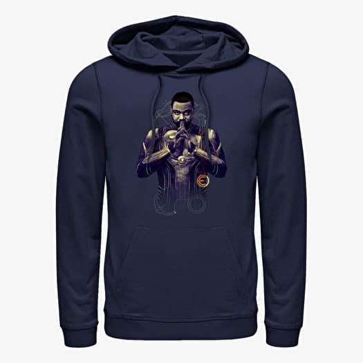 Sweatshirt Merch Marvel: Eternals - Phastos Purple Unisex Hoodie Navy Blue