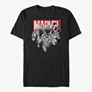 Merch Marvel Avengers Classic - IronMan Poses Unisex T-Shirt Black
