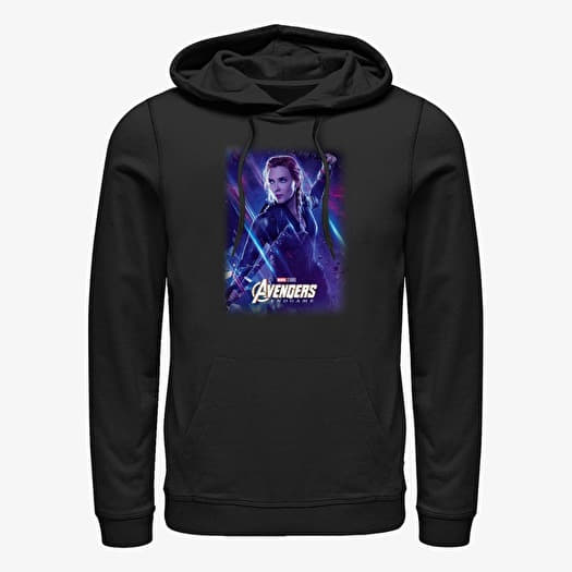 Sweatshirt Merch Marvel Avengers: Endgame - Space Widow Unisex Hoodie Black