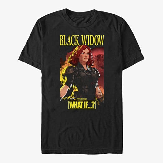 Majica Merch Marvel What If...? - BlackWidow Grunge Unisex T-Shirt Black