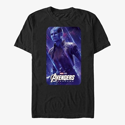 T-shirt Merch Marvel Avengers: Endgame - Space Nebula Unisex T-Shirt Black