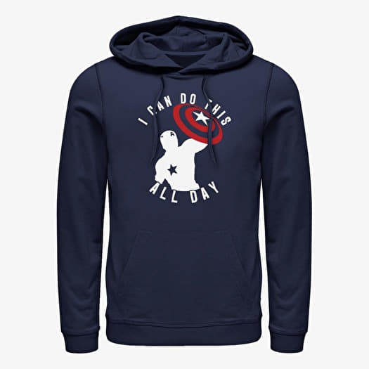 Sudadera Merch Marvel Avengers Classic - Cap Highlights Unisex Hoodie Navy Blue