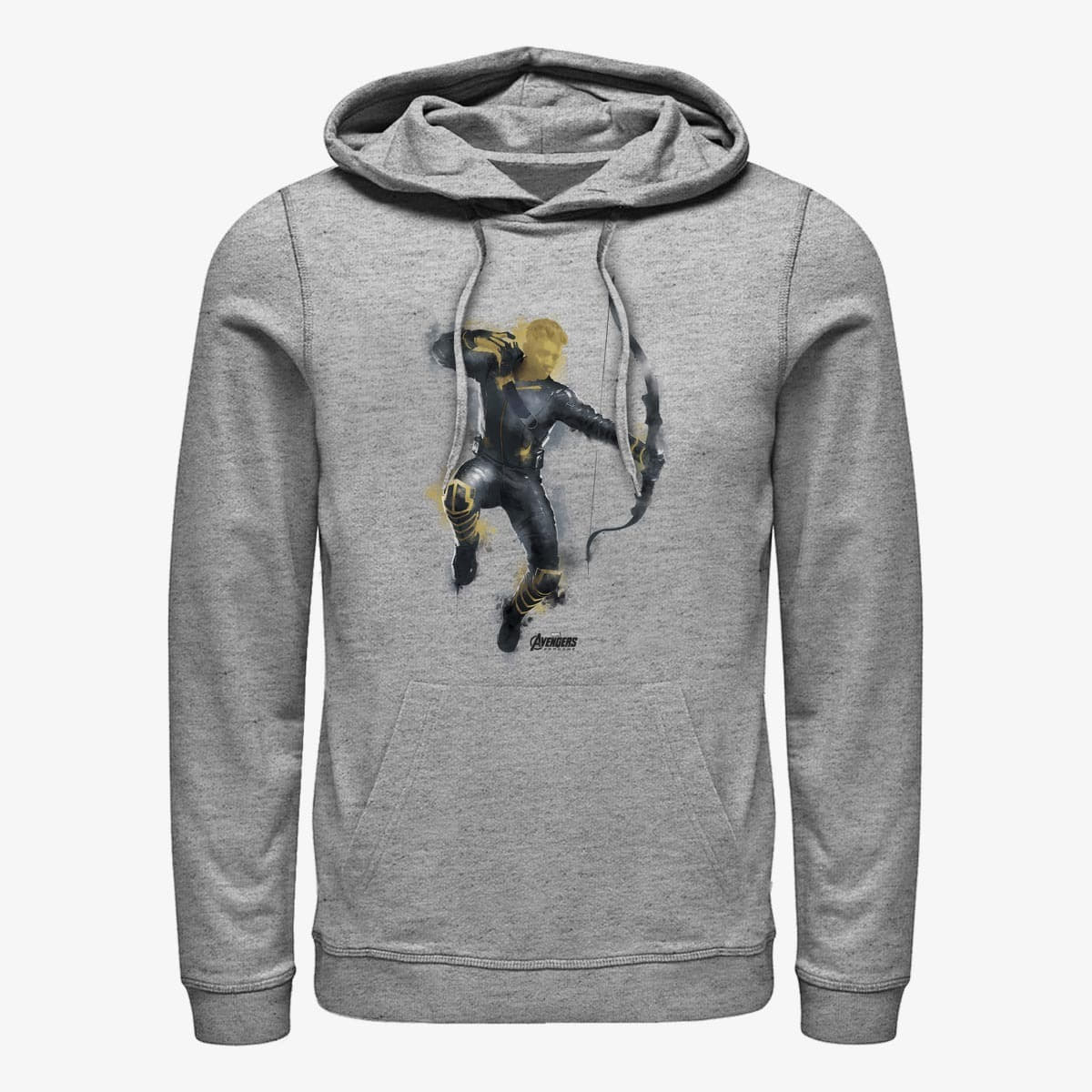 Moletons e blusas de moletom Merch Marvel Avengers: Endgame - Painted Hawk Unisex Hoodie Heather Grey