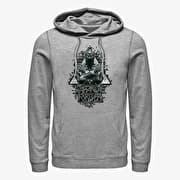 Merch Marvel Avengers Classic - Panther Triangles Unisex Hoodie Heather Grey