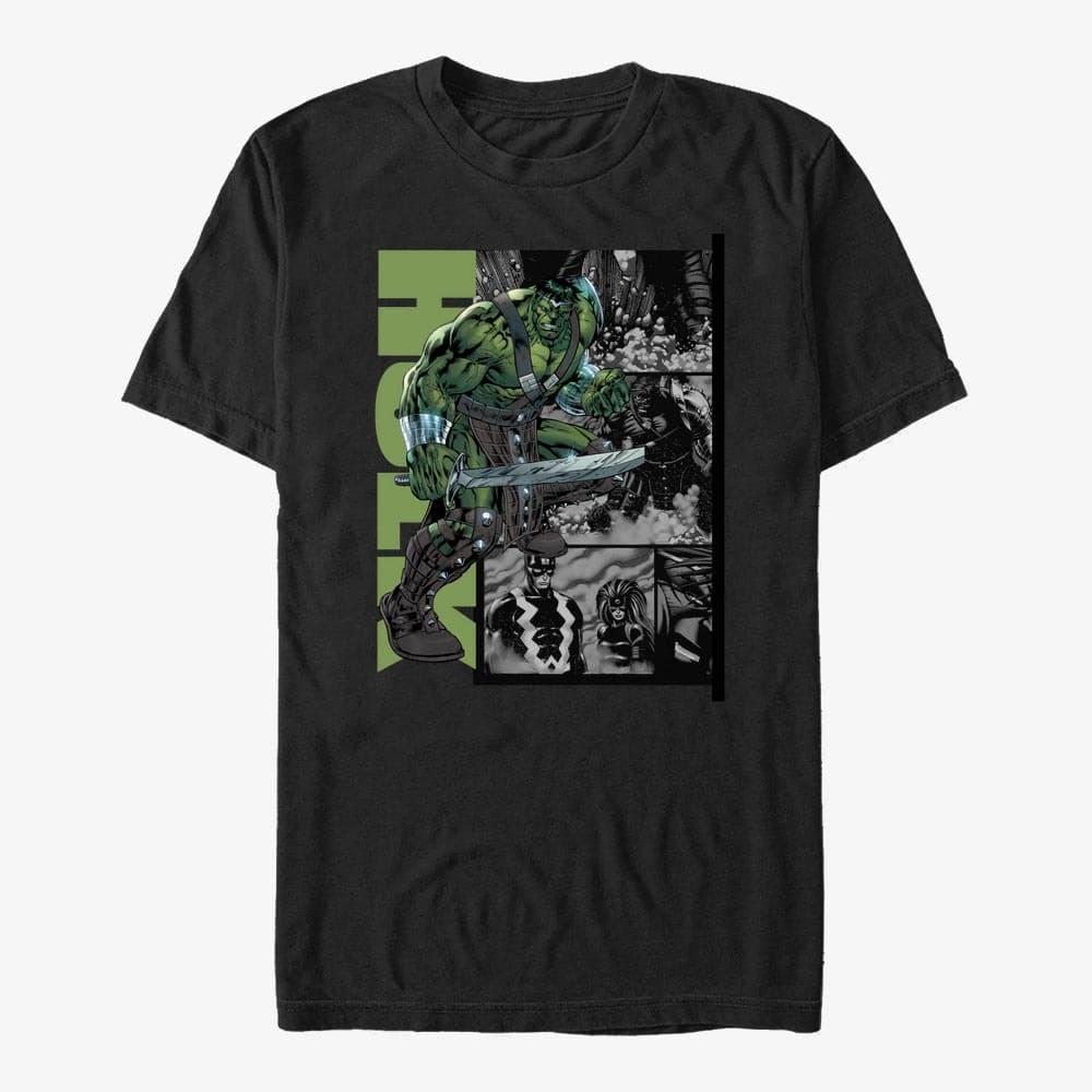 Majice T-shirt Merch Marvel Avengers Classic - Planet Hulk Unisex T-Shirt Black
