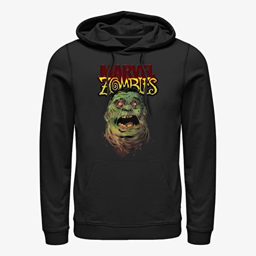 Mikina Merch Marvel - Head of Hulk Unisex Hoodie Black