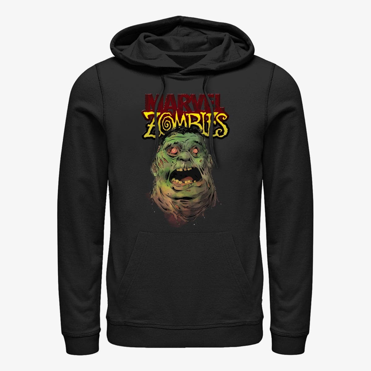Puloverji   Merch Marvel - Head of Hulk Unisex Hoodie Black
