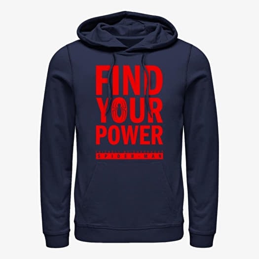 Sweat-shirt Merch Marvel Avengers Classic - Find Your Power Unisex Hoodie Navy Blue
