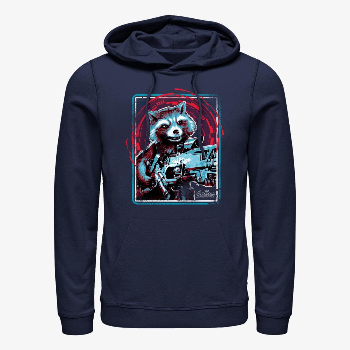 Felpe Merch Marvel Avengers: Infinity War - Rocket Unisex Hoodie Navy Blue