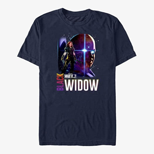 Μπλουζάκι Merch Marvel What If...? - Watcher Black Widow Unisex T-Shirt Navy Blue