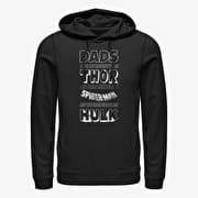 Merch Marvel Avengers Classic - Marvel Dads Unisex Hoodie Black