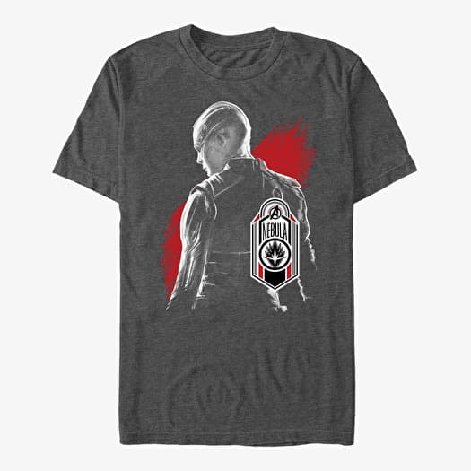 T-shirt Merch Marvel Avengers: Endgame - Nebula Tag Unisex T-Shirt Dark Heather Grey