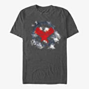 Merch Marvel Avengers: Endgame - War Machine Spray Logo Unisex T-Shirt Dark Heather Grey
