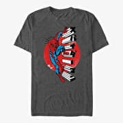 Merch Marvel Spider-Man Classic - Spidey Senses Unisex T-Shirt Dark Heather Grey