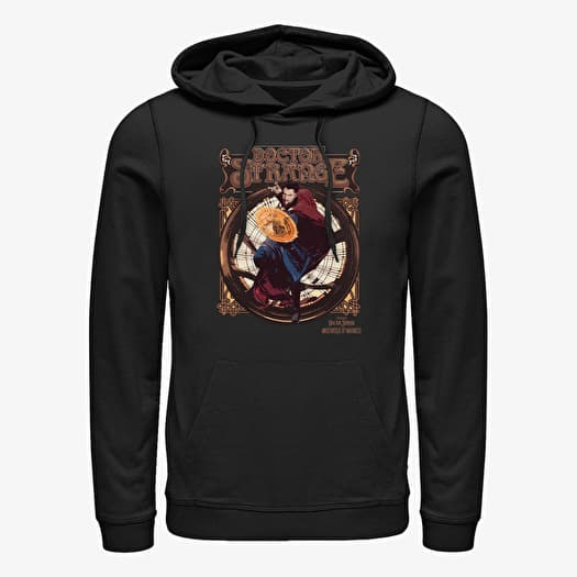 Sweatshirt Merch Marvel Doctor Strange 2 - Retro Seal Unisex Hoodie Black