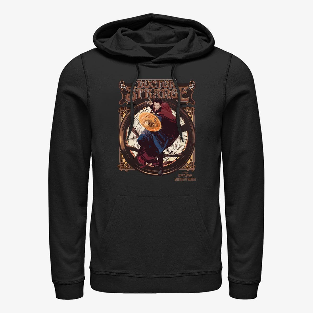 Sweatshirts Merch Marvel Doctor Strange 2 - Retro Seal Unisex Hoodie Black
