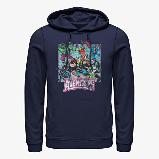 Merch Marvel Avengers Classic - Avengers Squared Unisex Hoodie Navy Blue
