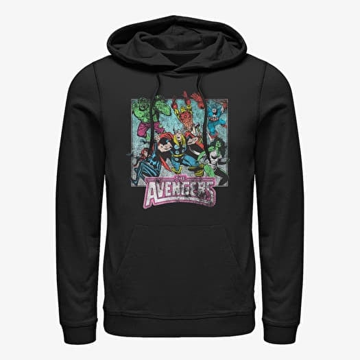 Sweatshirt Merch Marvel Avengers Classic - Avengers Squared Unisex Hoodie Black