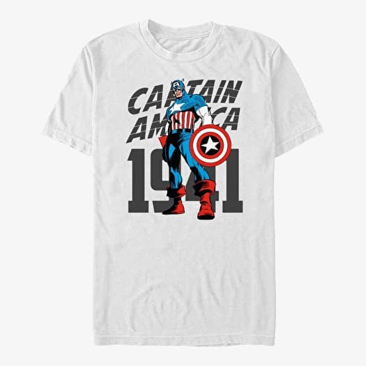 T-shirt Merch Marvel Avengers Classic - Decades Cap Unisex T-Shirt White