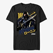 Merch Marvel Avengers: Endgame - Ninja Sunset Unisex T-Shirt Black
