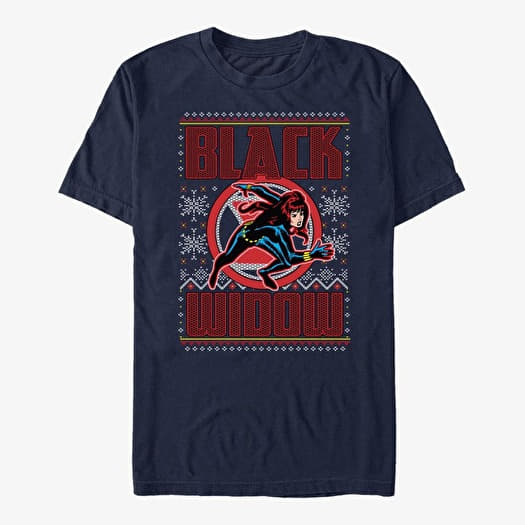 T-shirt Merch Marvel Avengers Classic - Black Widow Sweater Unisex T-Shirt Navy Blue