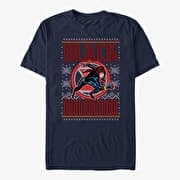 Merch Marvel Avengers Classic - Black Widow Sweater Unisex T-Shirt Navy Blue