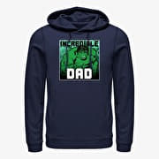 Merch Marvel Avengers Classic - Incredible Dad Unisex Hoodie Navy Blue