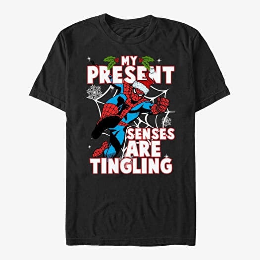 T-shirt Merch Marvel Spider-Man Classic - Present Senses Unisex T-Shirt Black