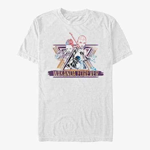 Merch Marvel Avengers Classic - Wakanda Tribe Unisex T-Shirt White