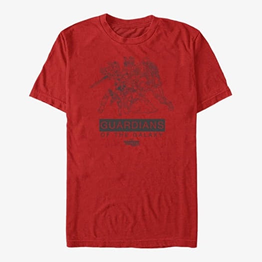 T-shirt Merch Marvel GOTG Classic - Tape Unisex T-Shirt Red