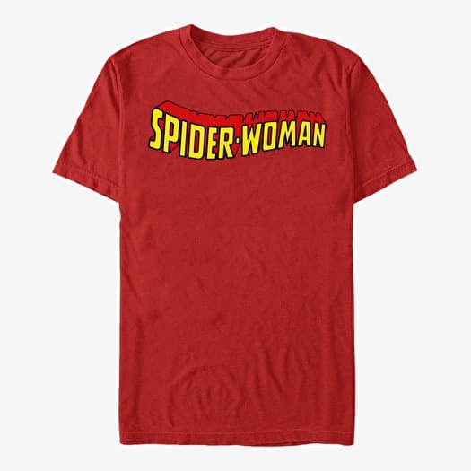 T-shirt Merch Marvel - SpiderWomen Logo Unisex T-Shirt Red