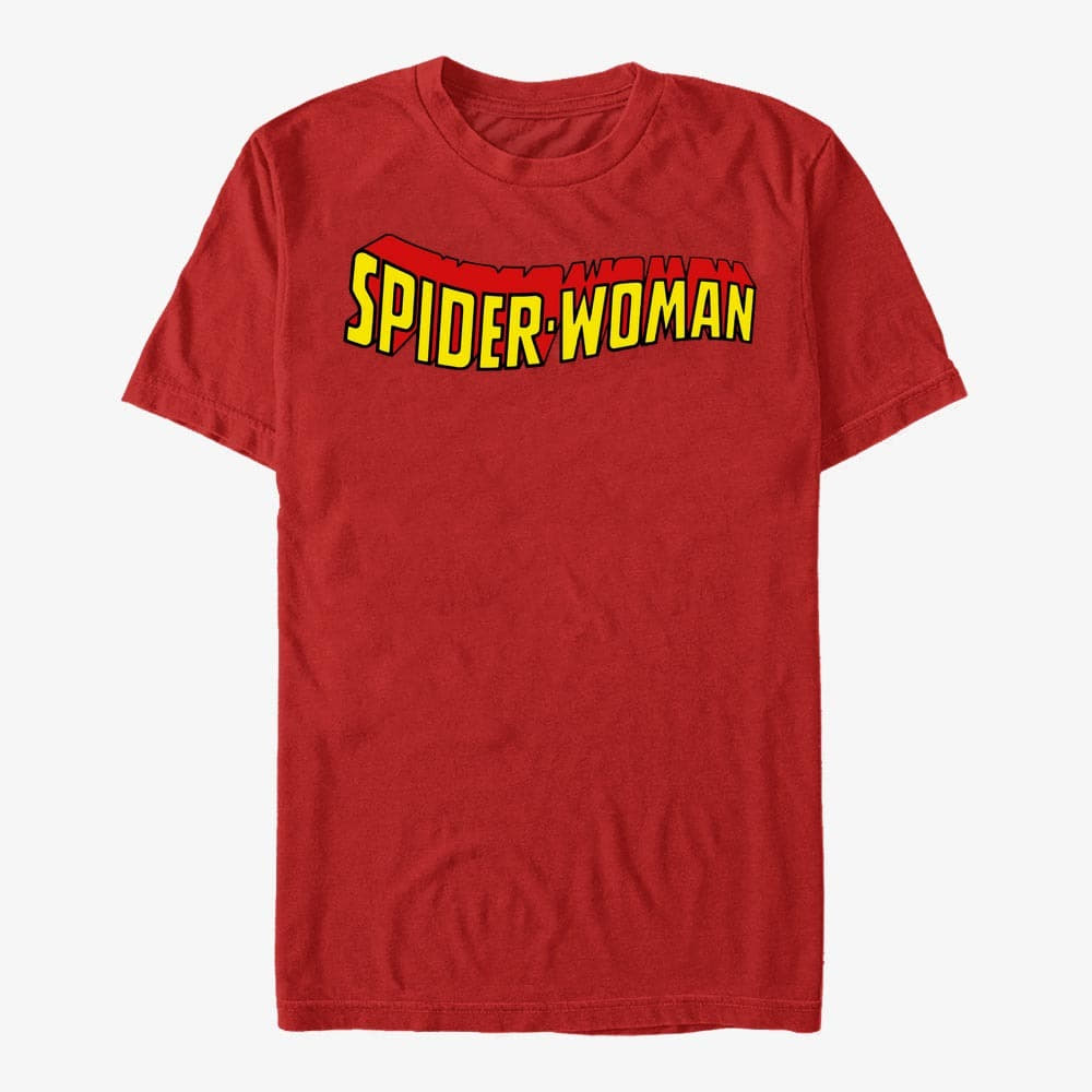 majice kratkih rukava Merch Marvel - SpiderWomen Logo Unisex T-Shirt Red