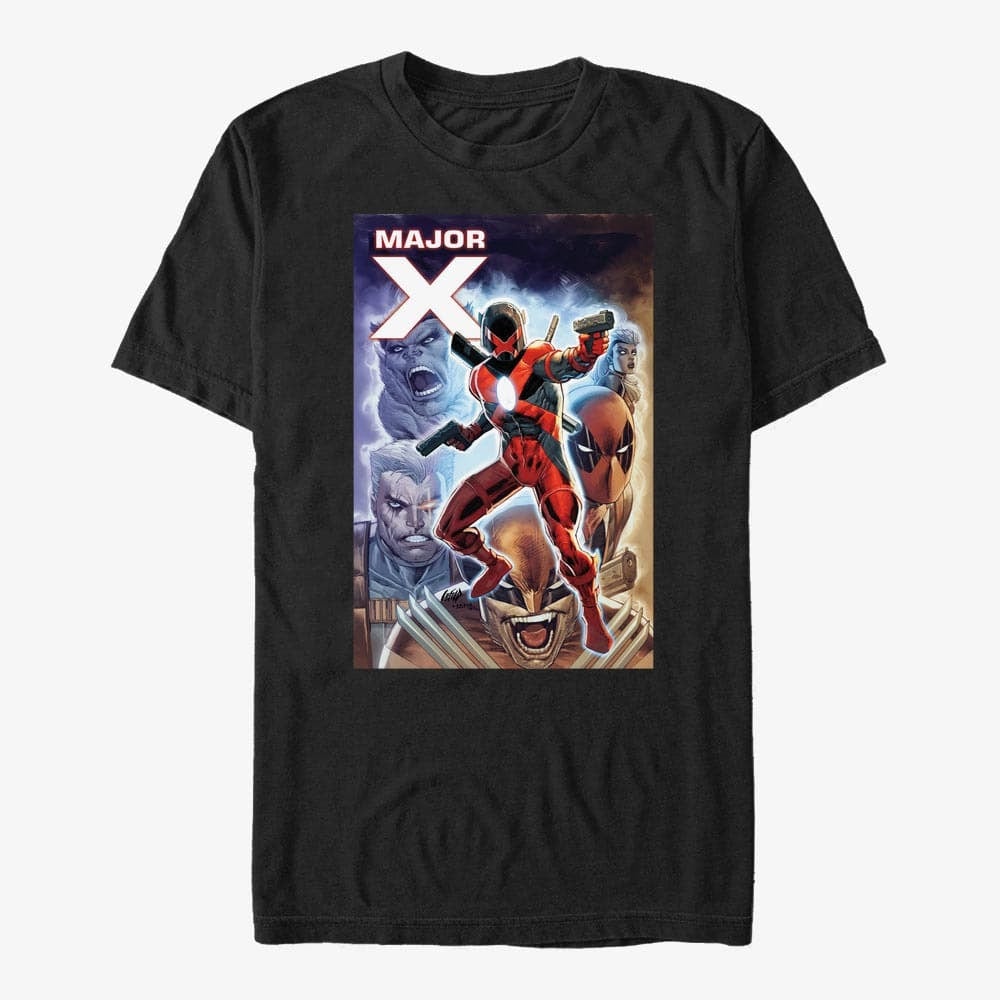 T-shirts Merch Marvel X-Men - Major X Unisex T-Shirt Black