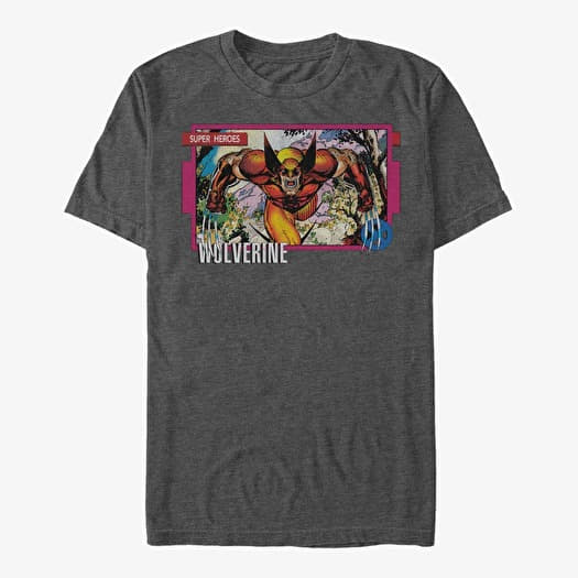 T-shirt Merch Marvel X-Men - WOLVERINE Unisex T-Shirt Dark Heather Grey