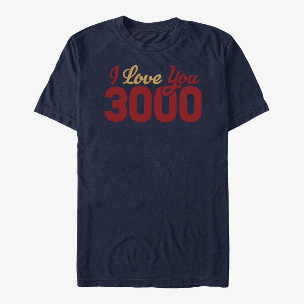 T-Shirts Merch Marvel Avengers: Endgame - 3000 Loves Unisex T-Shirt Navy Blue