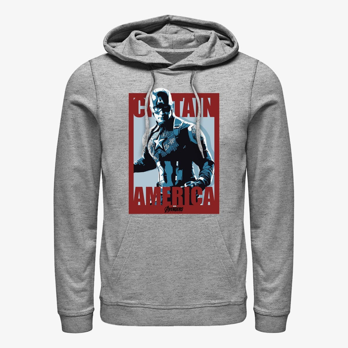 Kapuutsikud ja kampsunid Merch Marvel Avengers: Endgame - Captain Poster Unisex Hoodie Heather Grey