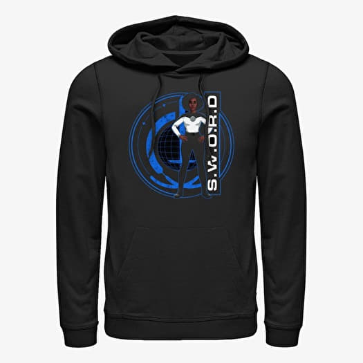 Hanorac Merch Marvel WandaVision - Wanda And Logo Unisex Hoodie Black