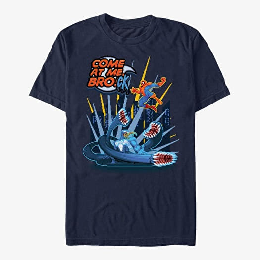 T-shirt Merch Marvel Spider-Man Classic - Come At Me Brock Unisex T-Shirt Navy Blue