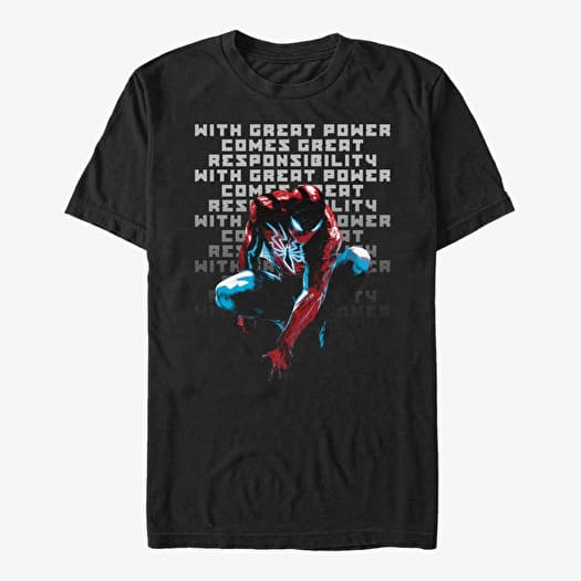 T-shirt Merch Marvel Spider-Man Classic - Responsibility Unisex T-Shirt Black