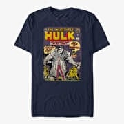 Merch Marvel Avengers Classic - Hulk ComicCover Unisex T-Shirt Navy Blue