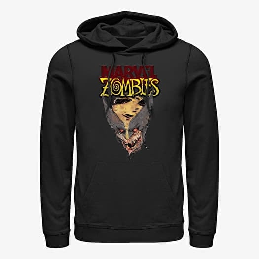Sweatshirt Merch Marvel - Head of Wolverine Unisex Hoodie Black