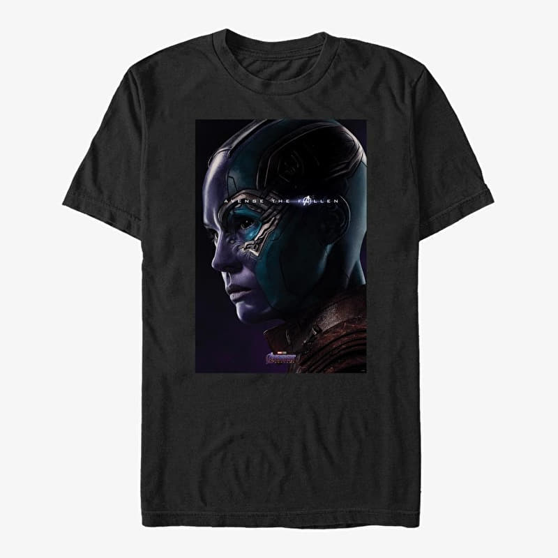T-shirt Merch Marvel Avengers: Endgame - Nebula Avenge Unisex T-Shirt Black