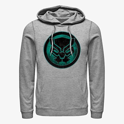 Mikina Merch Marvel Avengers Classic - Green Panther Unisex Hoodie Heather Grey