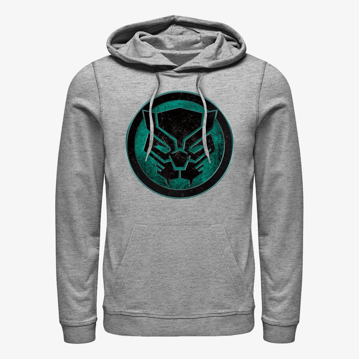 Kapuutsikud ja kampsunid Merch Marvel Avengers Classic - Green Panther Unisex Hoodie Heather Grey