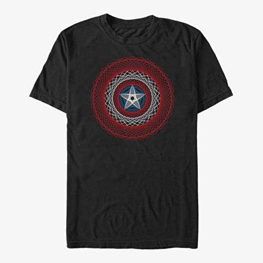 T-shirt Merch Marvel Avengers Classic - String Shield Unisex T-Shirt Black