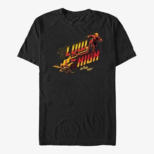 Maglietta Merch Marvel Ant-Man & The Wasp: Movie - Go Low Go High Unisex T-Shirt Black