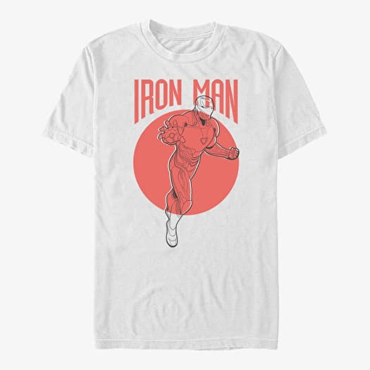 Majica Merch Marvel Avengers: Endgame - Iron Man Simplicity Unisex T-Shirt White