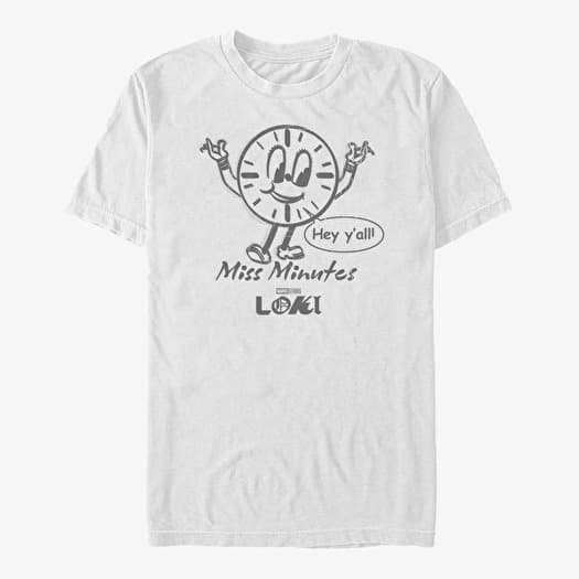 T-shirt Merch Marvel Loki - Hey Miss Minutes Unisex T-Shirt White