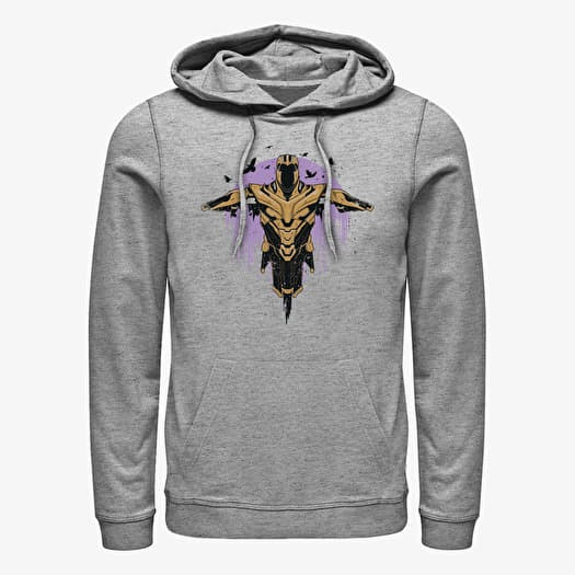 Sweatshirt Merch Marvel Avengers: Endgame - Scarecrow Thanos Unisex Hoodie Heather Grey